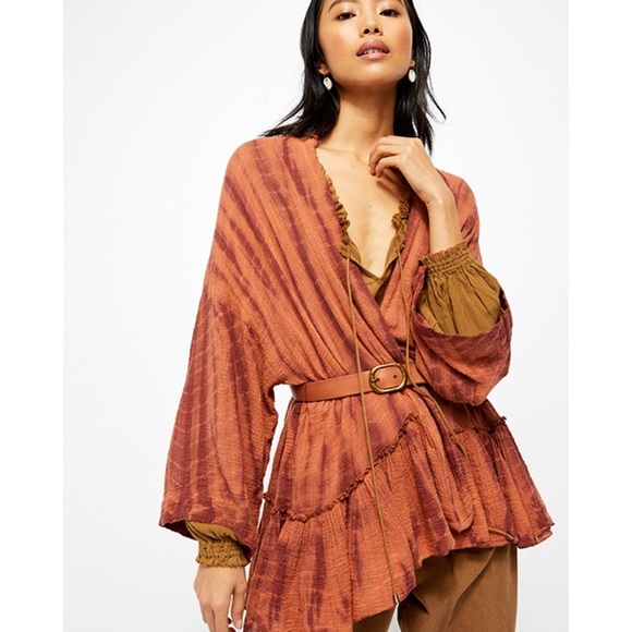 Free People One Sasha Tie Dye Kimono - Picture 1 of 7